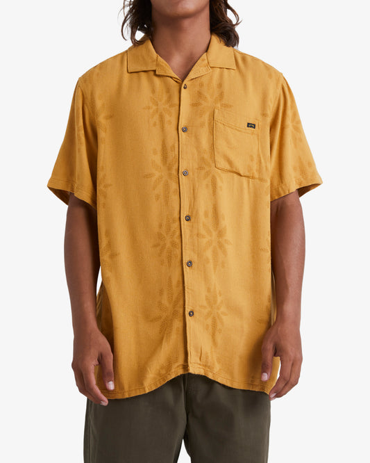 Mens Vacay Jacquard Short Sleeve Shirt - Billabong Malaysia