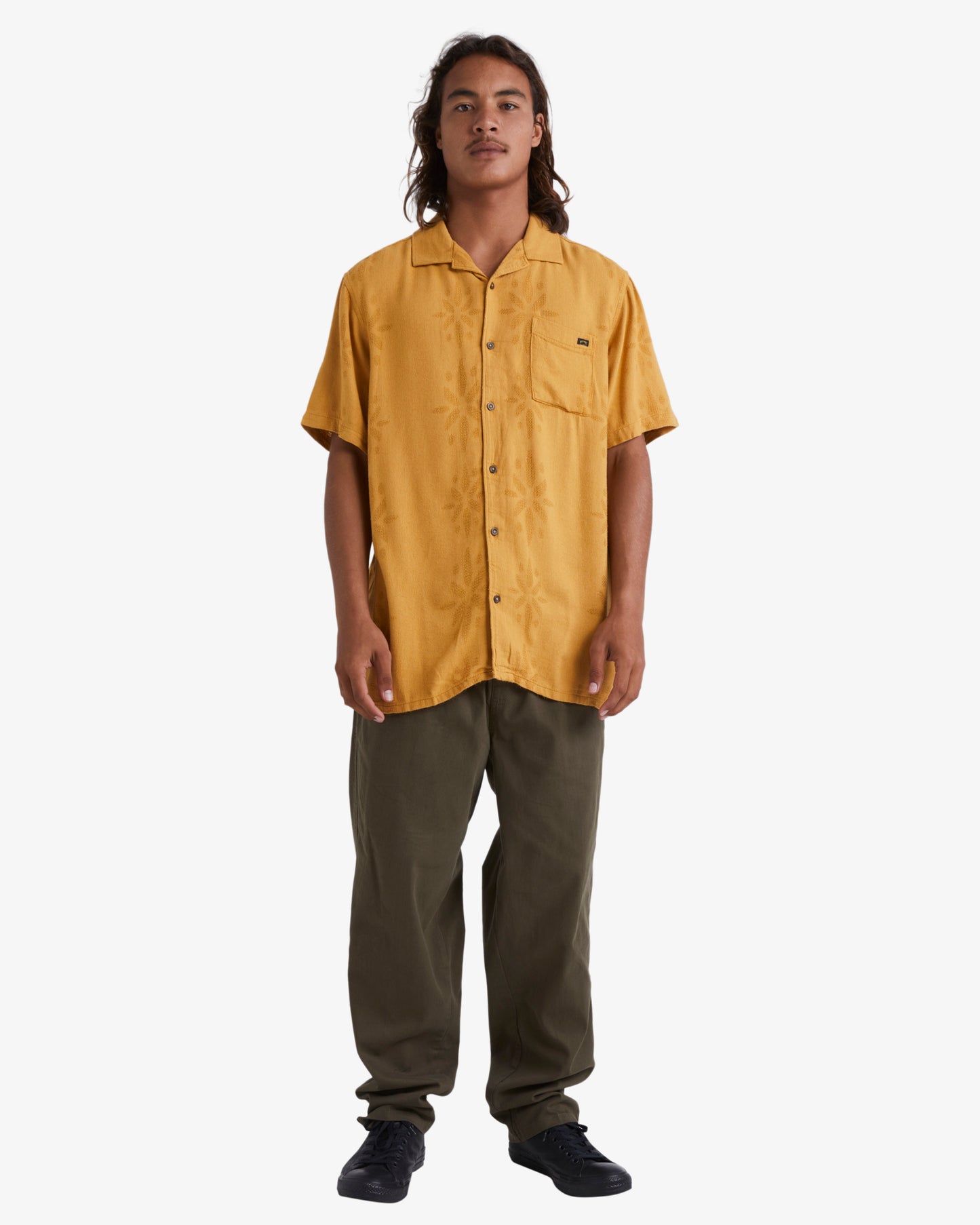 Mens Vacay Jacquard Short Sleeve Shirt - Billabong Malaysia