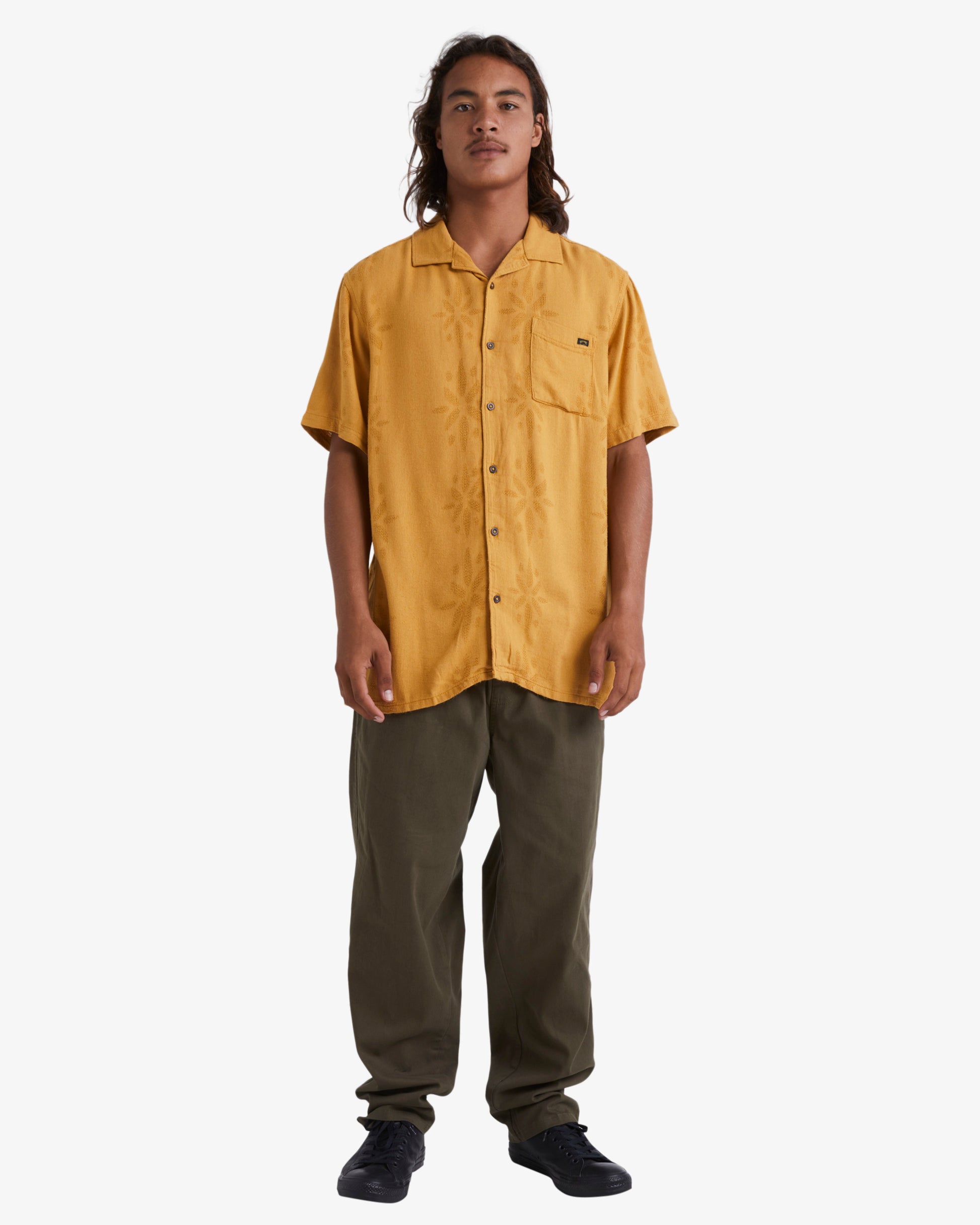 Mens Vacay Jacquard Short Sleeve Shirt - Billabong Malaysia