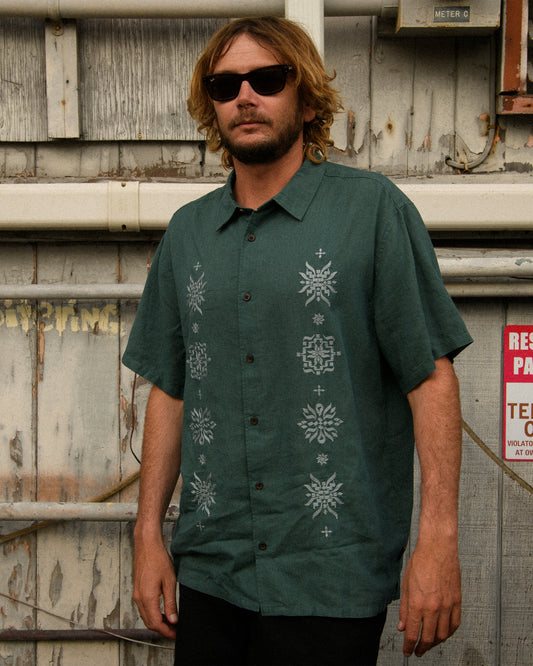 Mens Frequency Short Sleeve Woven Shirt - Billabong Malaysia
