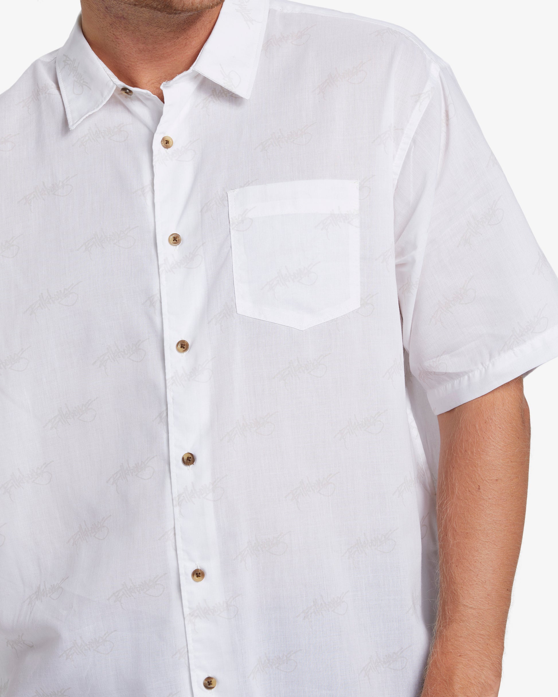 Mens Script Short Sleeves Shirt - Billabong Malaysia