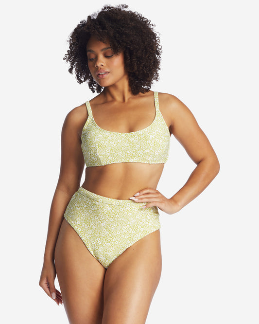 Womens Little Whispers High Rise Hike Skimpy Bikini Bottom - Billabong Malaysia