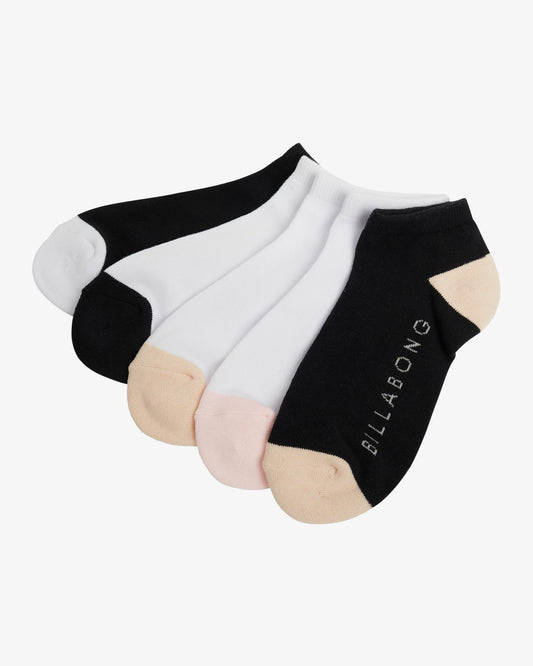 Womens Serenity 5 Pack Ankle Socks - Billabong Malaysia