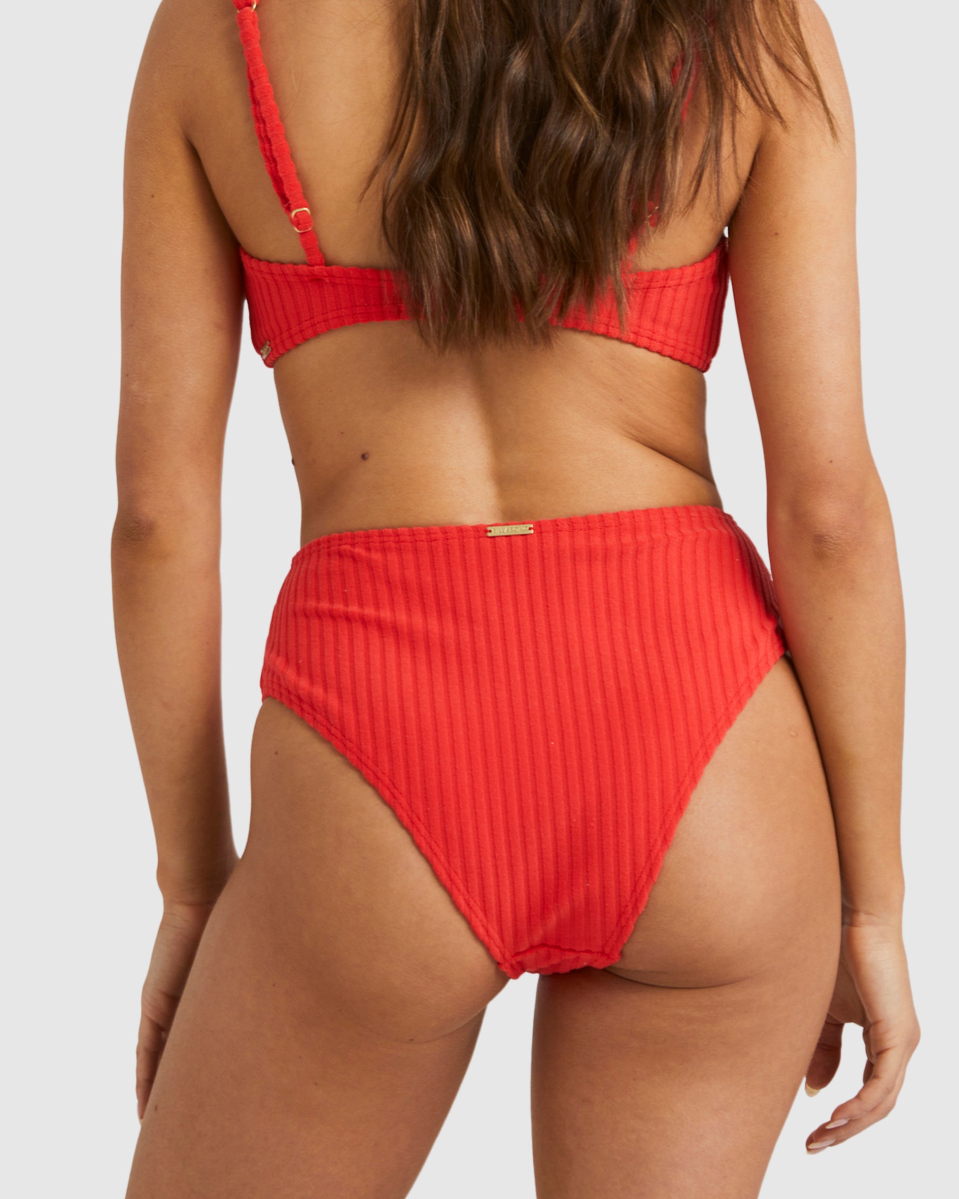 Womens Terry Rib Hi Maui High Waist Bikini Bottoms - Billabong Malaysia