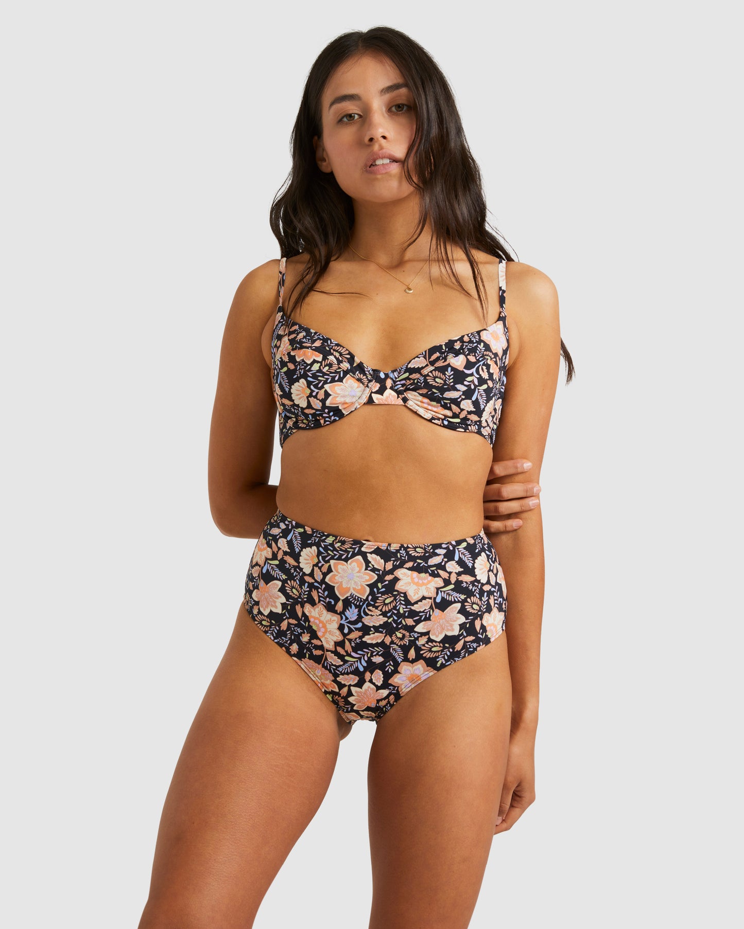 Womens Hideaway Hippie Hi Retro High Waist Bikini Bottoms - Billabong Malaysia