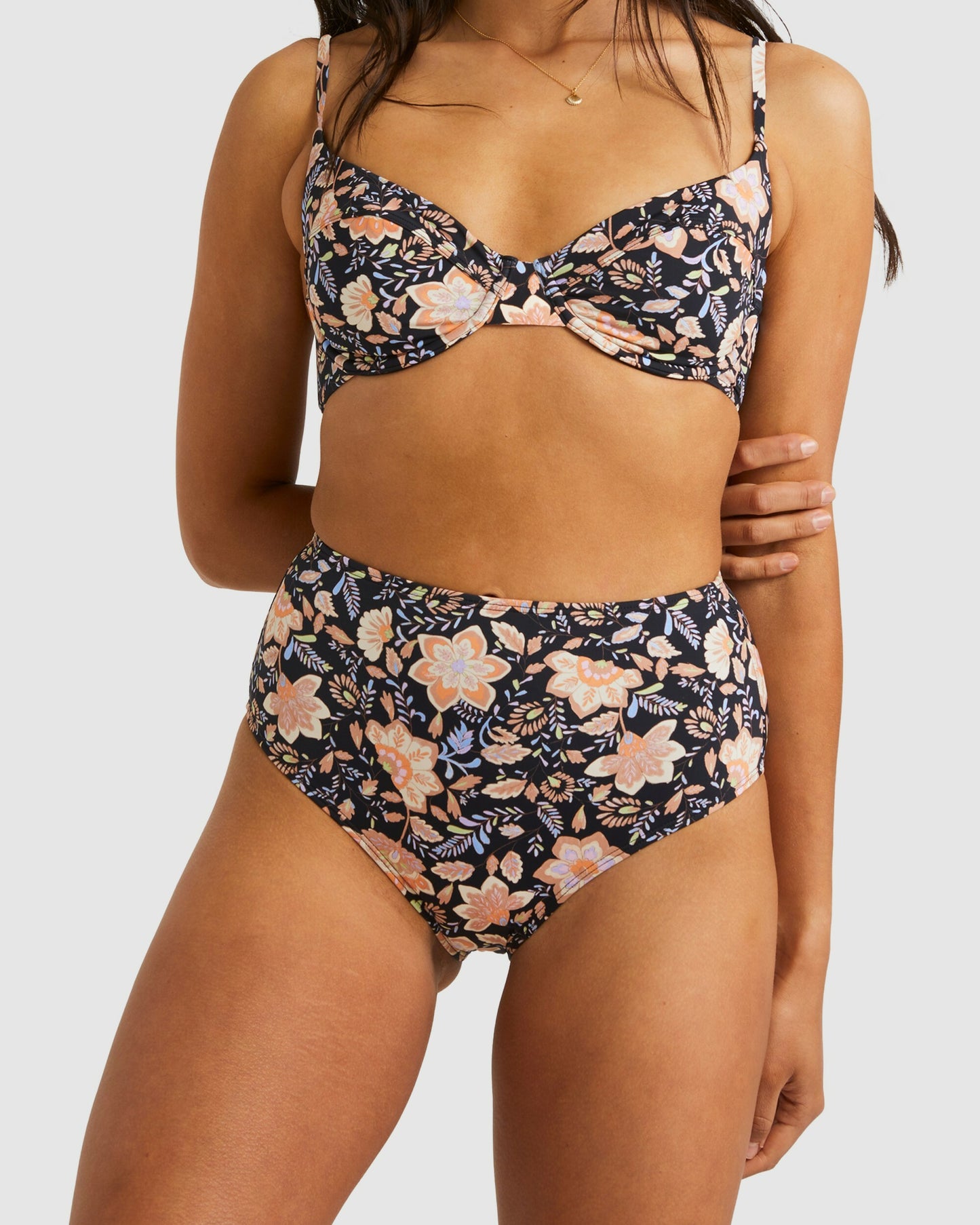 Womens Hideaway Hippie Hi Retro High Waist Bikini Bottoms - Billabong Malaysia