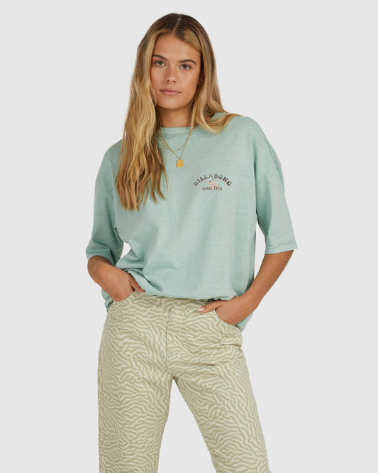 Womens Mushy Moments Oversized T-Shirt - Billabong Malaysia