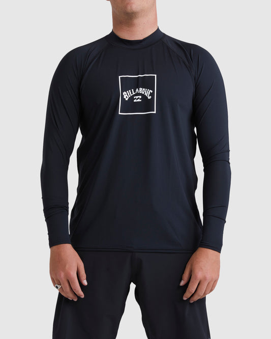 Mens Boxed Arch Long Sleeve UPF 50 Rash Vest - Billabong Malaysia